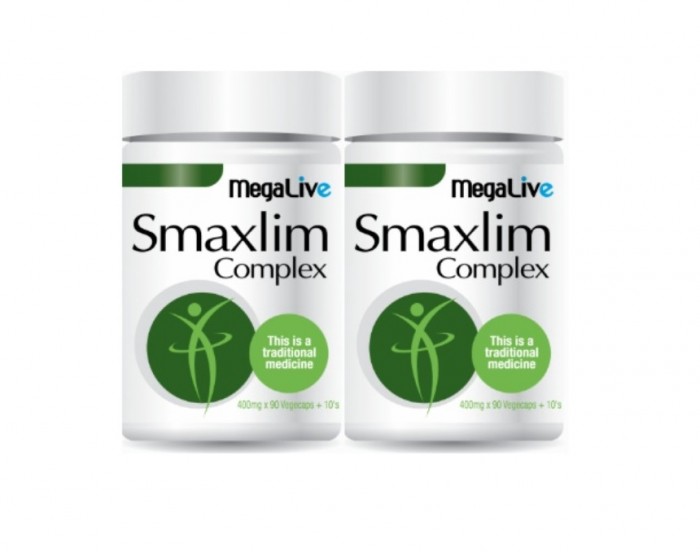 MEGALIVE Smaxlim Complex 400mg (100's x2) - Supplement , Well Being , Healthy Food