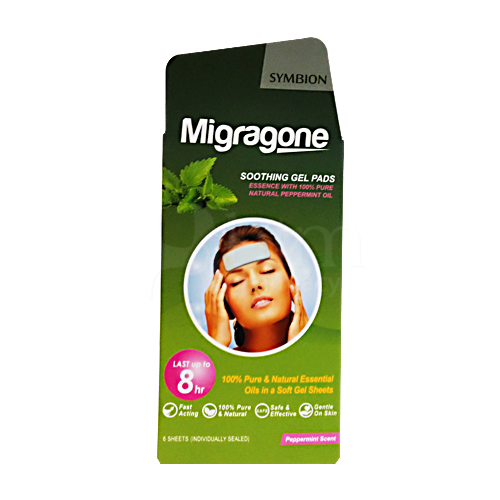 Migragone Soothing Gel Pads 6's