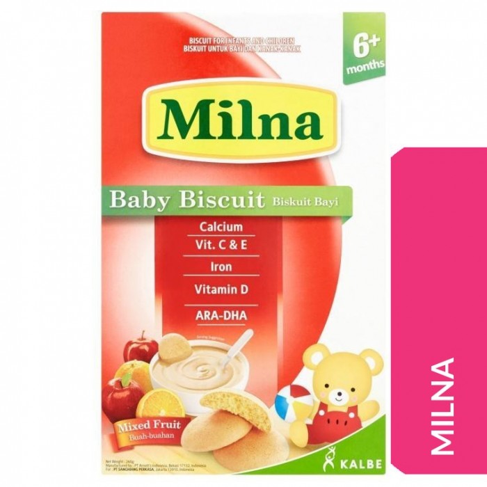 MILNA BABY RUSK 260G - MIX FRUIT