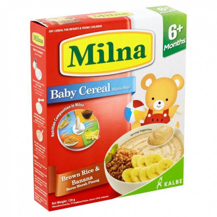 Milna Cereal Organic Brown Rice 120g