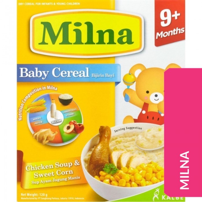 MILNA CEREAL 120G - CHICKEN SOUP&SWEET CORN(9+)