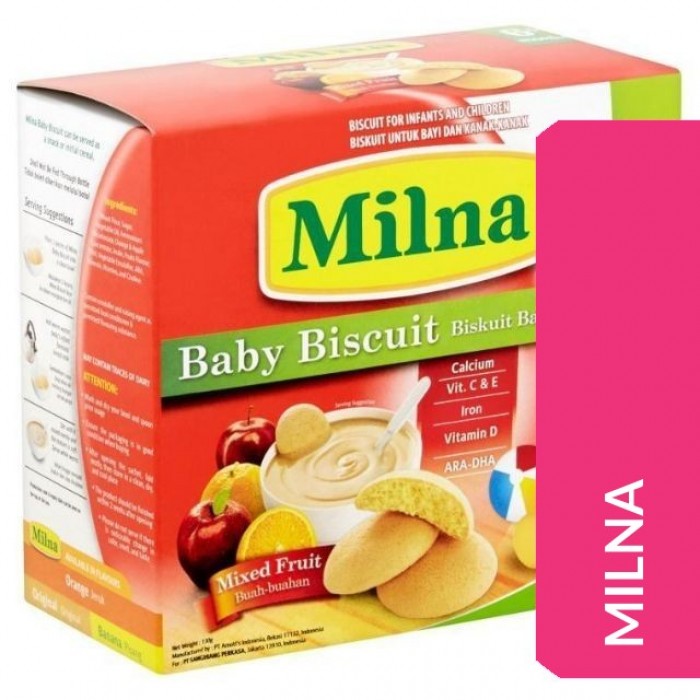 MILNA BABY RUSK 130G - MIX FRUIT