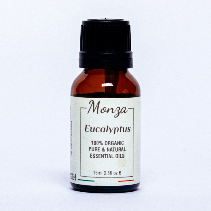 Monza Eucalyptus Essential Oil 15ml - Aromatherapy Diffuser Humidifier, Massage Aromatherapy Oil Minyak Urut Aromaterapi