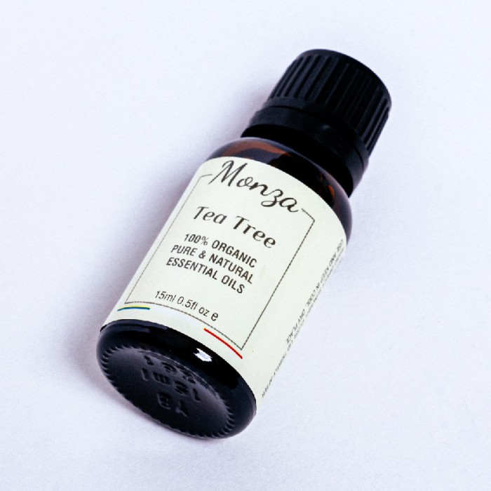 Monza Tea Tree Essential Oil 15ml - Aromatherapy Diffuser Humidifier, Massage Aromatherapy Oil Minyak Urut Aromaterapi