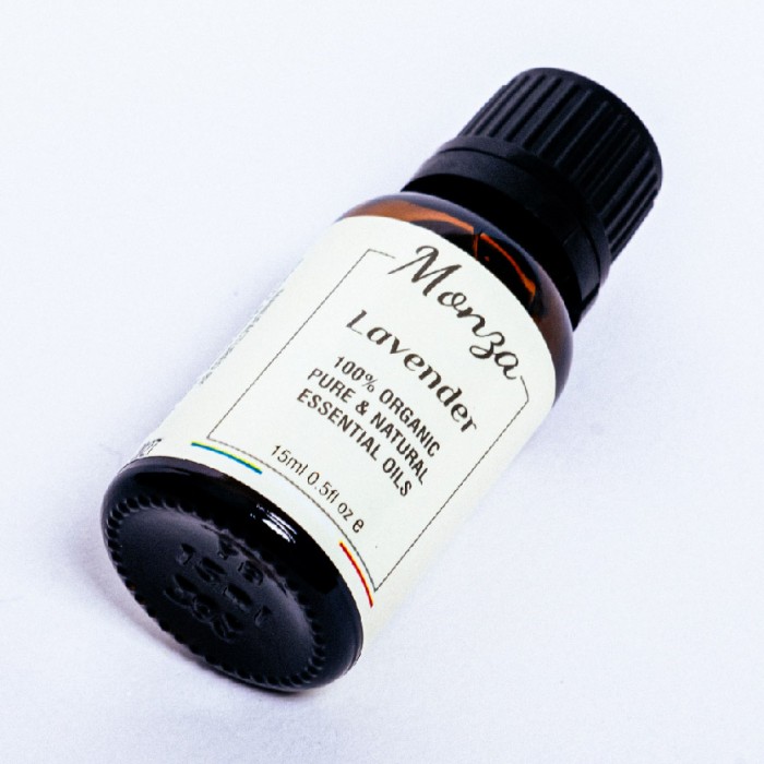 Monza Lavender Essential Oil 15ml - Aromatherapy Diffuser Humidifier, Massage Aromatherapy Oil Minyak Urut Aromaterapi 精