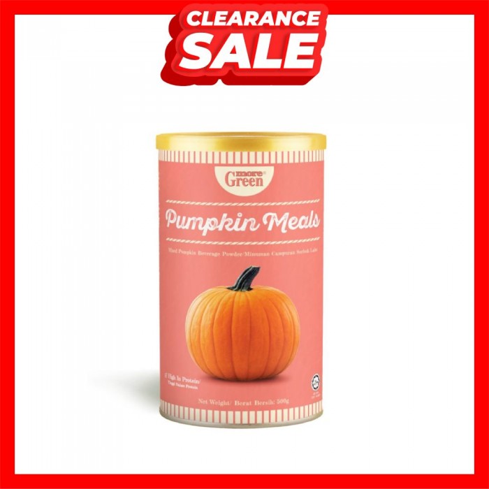 [CLEARANCE] MORE GREEN Pumpkin Meal 500g for Healthy Superfood, Pumpkin Powder (EXP: 4/26)