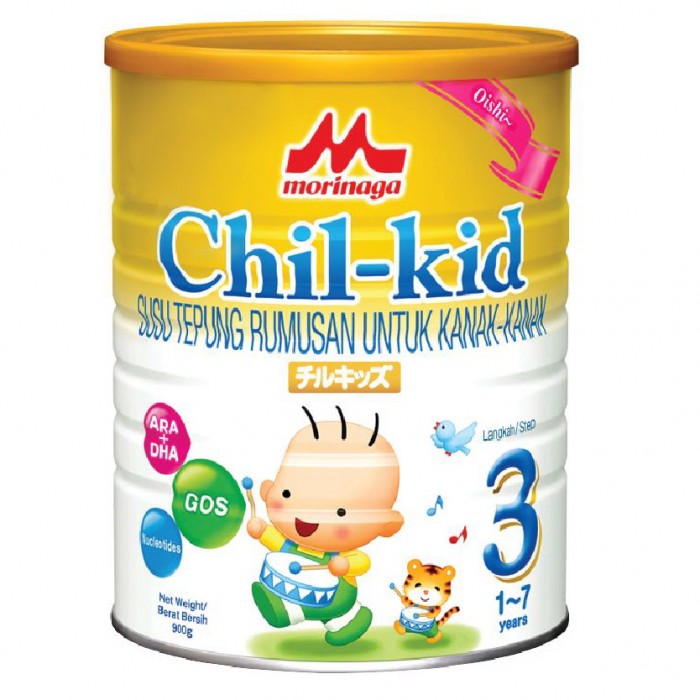 MORINAGA Chil-Kid Oishi Step 3 (1-7years) 900G - Milk Powder Susu Morinaga Child Kid 3