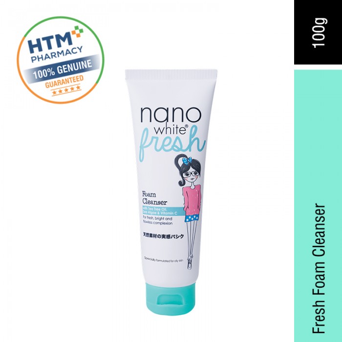 NANOWHITE FRESH FOAM CLEANSER 100G