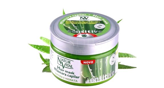 Natur Vital Sensitive Hair Mask Aloe Vera Juniper Zimbro 300ml (7307)