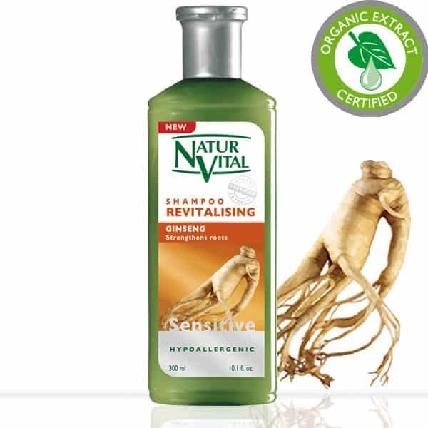 Natur Vital Sensitive Shampoo Revitalising – Ginseng 300ml