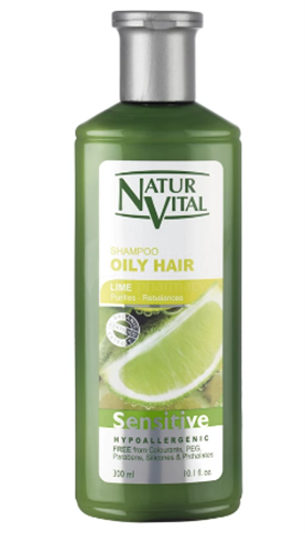 Natur Vital Sensitive Shampoo Oily Hair – Lime (7304)