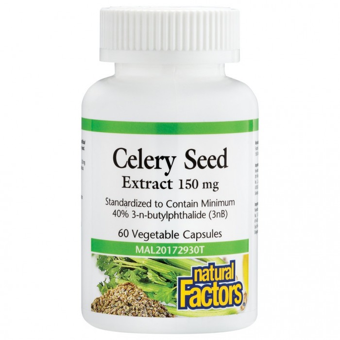 Natural Factors Celery Seed Extract 60'S