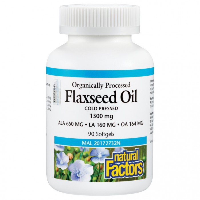 Natural Factors Flaxseed Oil 1300MG 90's