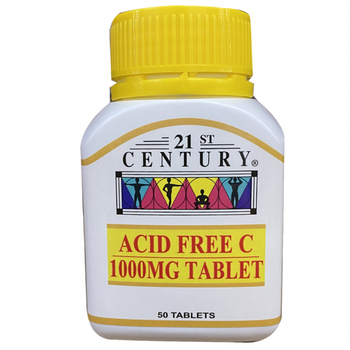 21st Century Acid Free C 1000MG 50'S