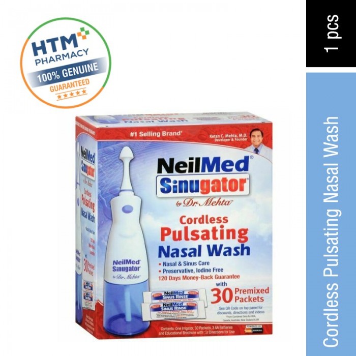 Neilmed Sinugator Cordless Pulsating Nasal Wash