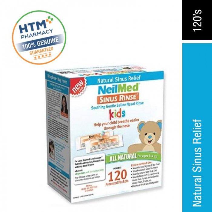 Neilmed Sinus Rinse 120 Premixed Paediatric 120'S (KIDS)