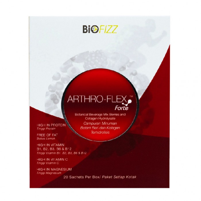 BIOFIZZ Arthro-Flex Forte 8g x 20'S Knee Support Bone and Joint Supplement