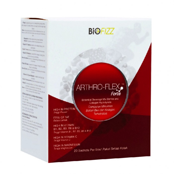 BIOFIZZ Arthro-Flex Forte 8g x 20'S Knee Support Bone and Joint Supplement