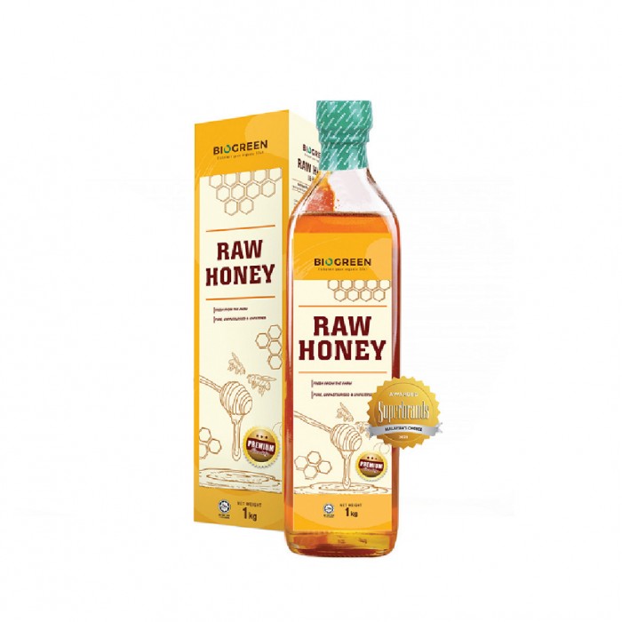 BIOGREEN Raw Honey 1kg