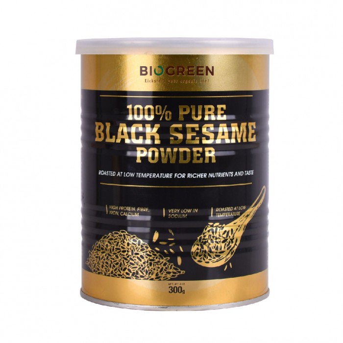 BIOGREEN 100% Pure Black Sesame Powder 300g