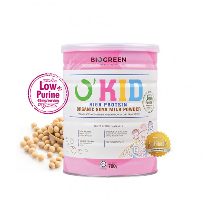 BIOGREEN O'Kid High Protein Organic Soya Milk Powder 700g