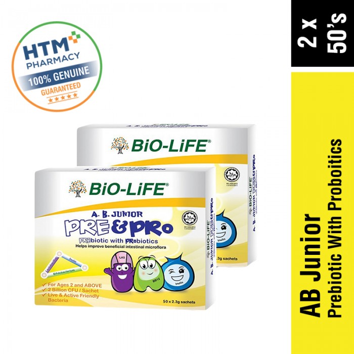 [PROBIOTICS] Bio-Life AB Junior Pre & Pro 50's x 2