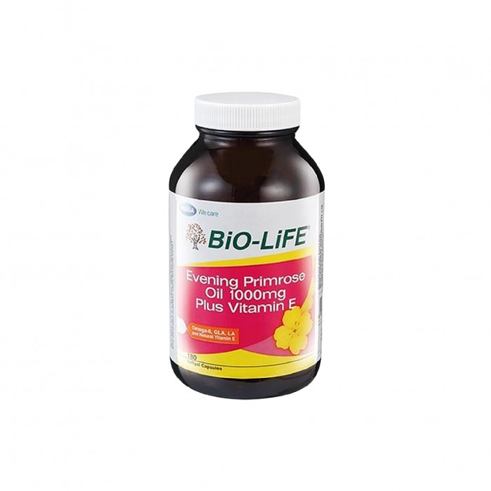 [EPO] Bio-Life Evening Primrose Oil 1000mg Plus Vitamin E 180's