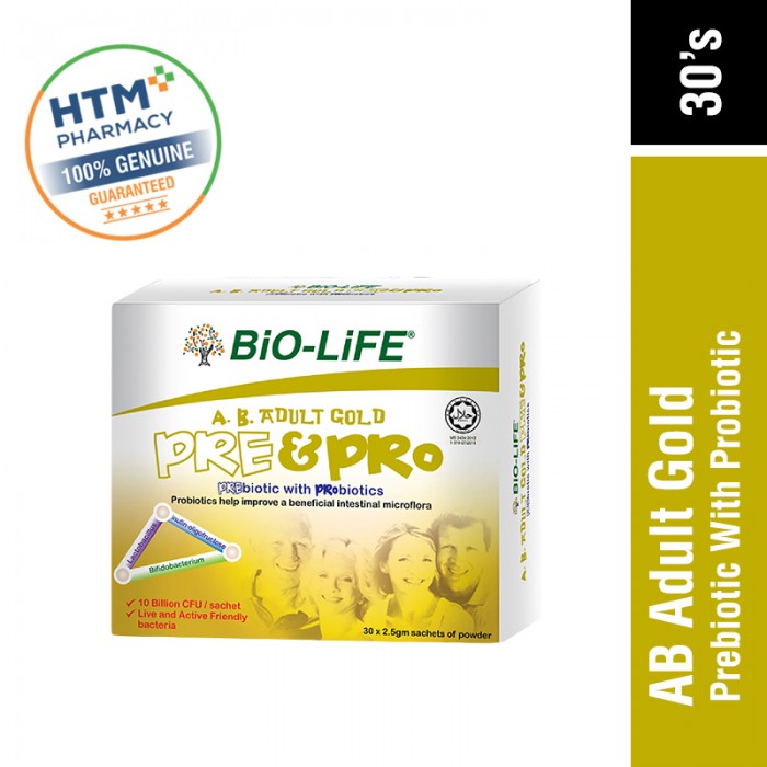 [PROBIOTICS] Bio-Life AB Adult Gold Pre & Pro 30'S