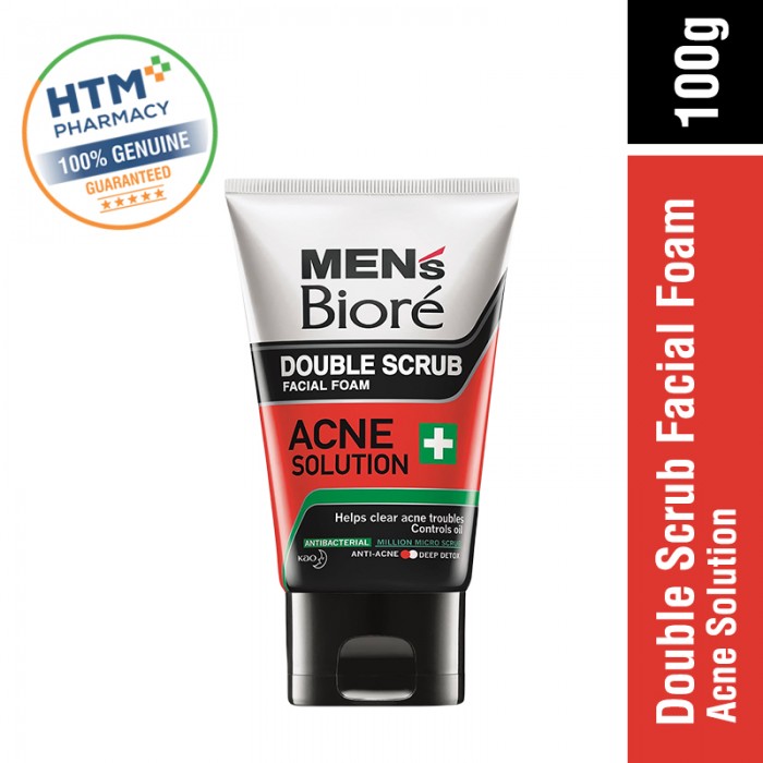 Biore Men Double Scrub Acne 100G