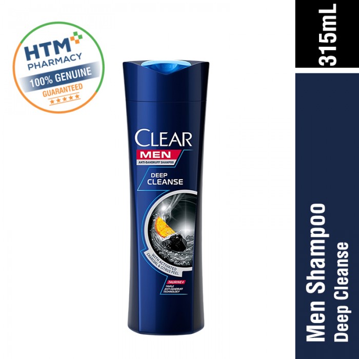 CLEAR MEN SHAMPOO 315ML - DEEP CLEANSE