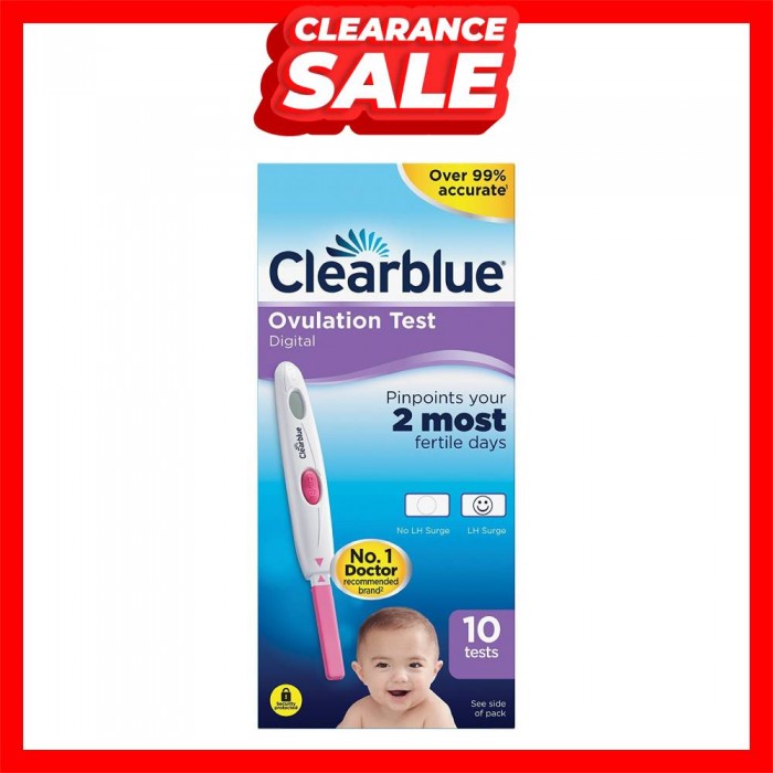 Clearblue Ovulation Test 10 Test Sticks (New)