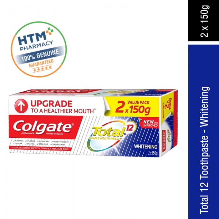 COLGATE TOTAL 12 PROFESIONAL WHITENING 150Gx2