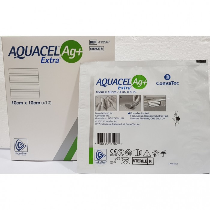 Convatec Aquacel Ag+ Extra 10cm x 10cm (413567) 10's