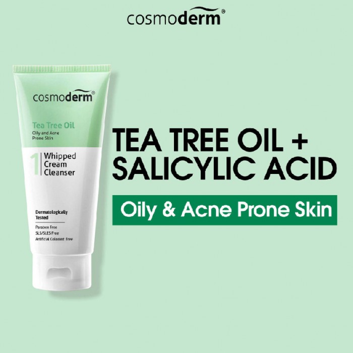 COSMODERM TEA TREE OIL FACIAL CLEANSER 125ML