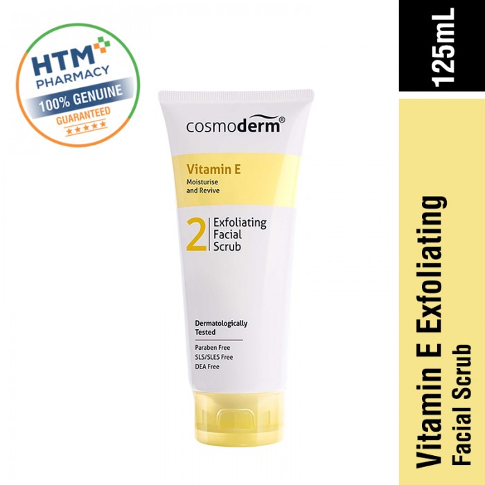 Cosmoderm Vitamin E Facial Scrub 125ml