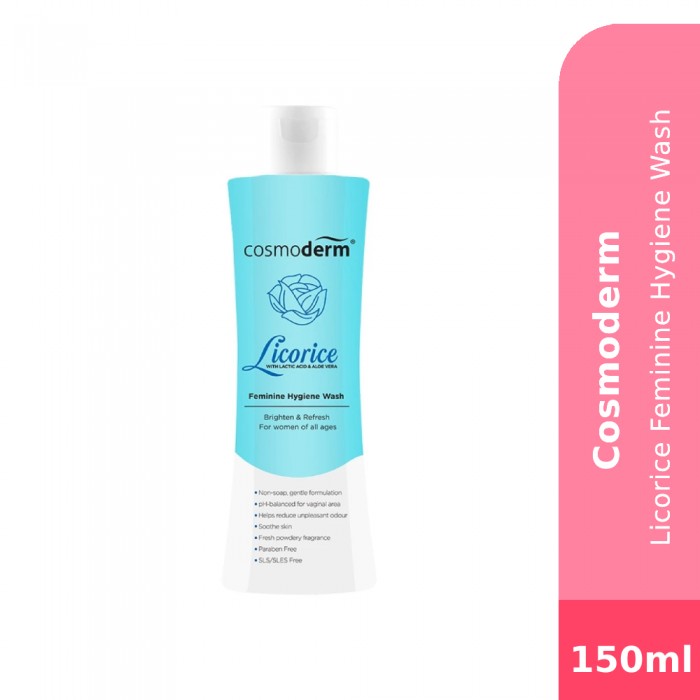 COSMODERM Licorice Feminine Hygiene Wash 150ml for Feminine Wash