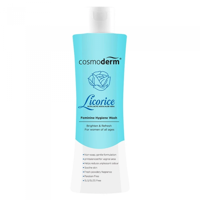 COSMODERM Licorice Feminine Hygiene Wash 150ml for Feminine Wash