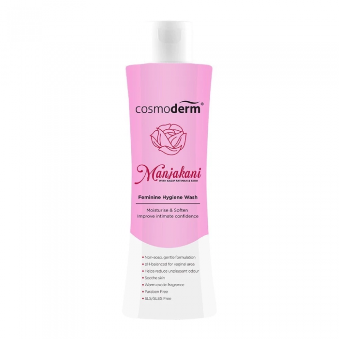 COSMODERM Manjakani Feminine Hygiene Wash 150ml for Feminine Wash