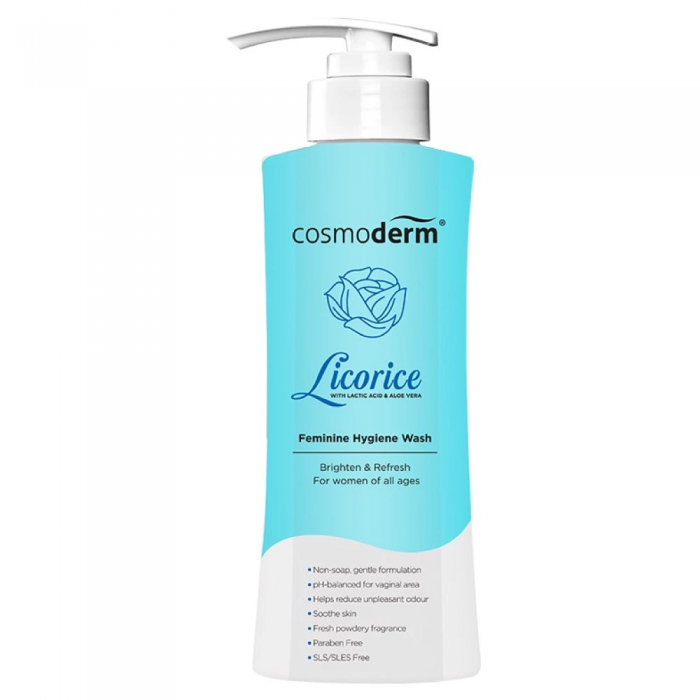 COSMODERM Licorice Feminine Hygiene Wash 375ml for Feminine Wash