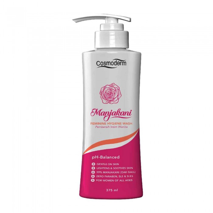 Cosmoderm Manjakani Feminine Hygiene Wash 375ML