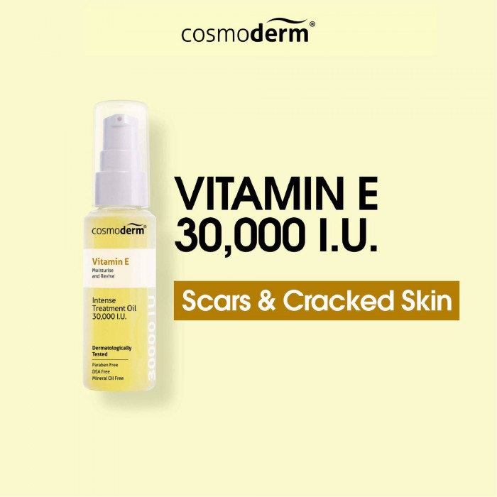 Cosmoderm Vitamin E Intense Treatment Oil 30,000 I.U. 30ml