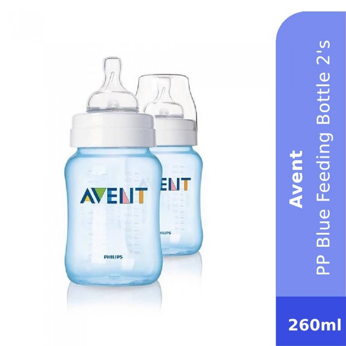 AVENT PP Blue Feeding Bottle 260ml x2 - Bottle Feeding , Baby Feeding , 奶瓶