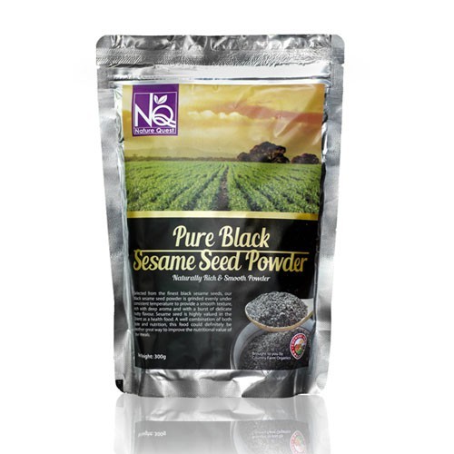 Nature Quest Pure Black Sesame Seed Powder 300g (Country Farm)