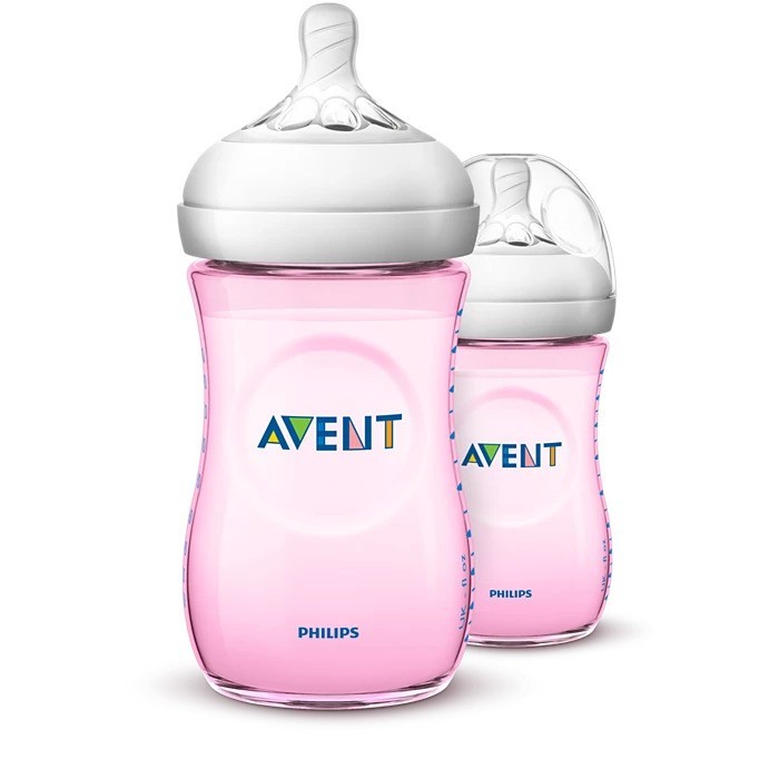 AVENT PP Pink Feeding Bottle 260ml x2 - Bottle Feeding , Baby Feeding , 奶瓶