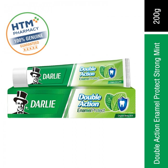 DARLIE DOUBLE ACTION ENAMEL PROTECT STRONG MINT 200G