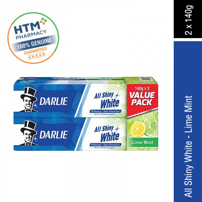 DARLIE ALL SHINY WHITE (LIME MINT) 140G