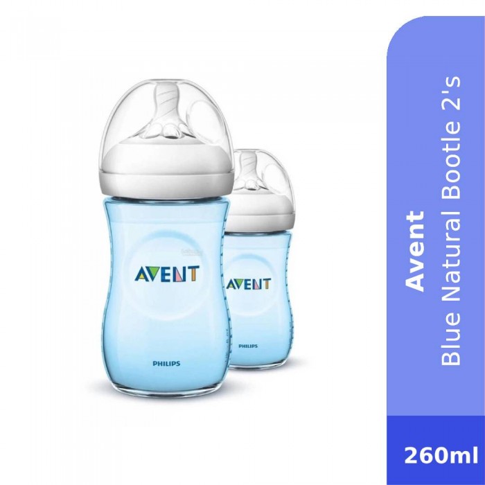 AVENT Blue Natural Bootle 260mlx2-Bottle Feeding , Baby Feeding , 奶瓶