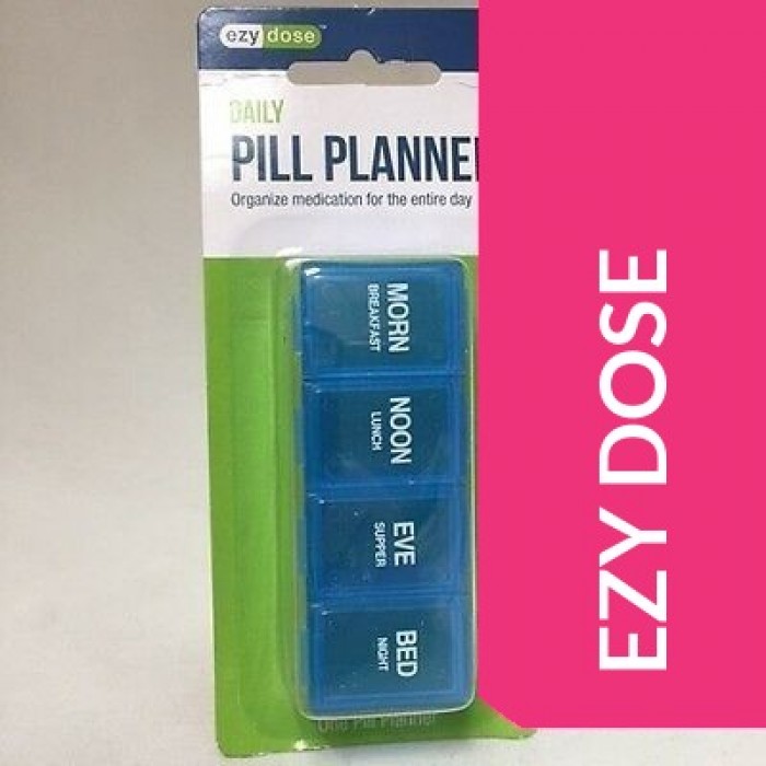 Ezy Dose Four-A-Day Classic Pill Reminder