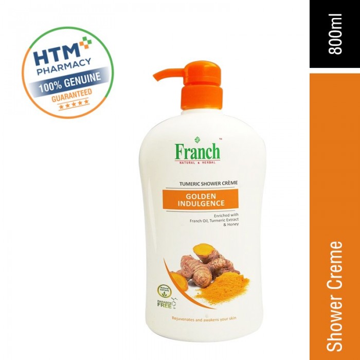 Franch Shower Creme 800ML - Turmeric