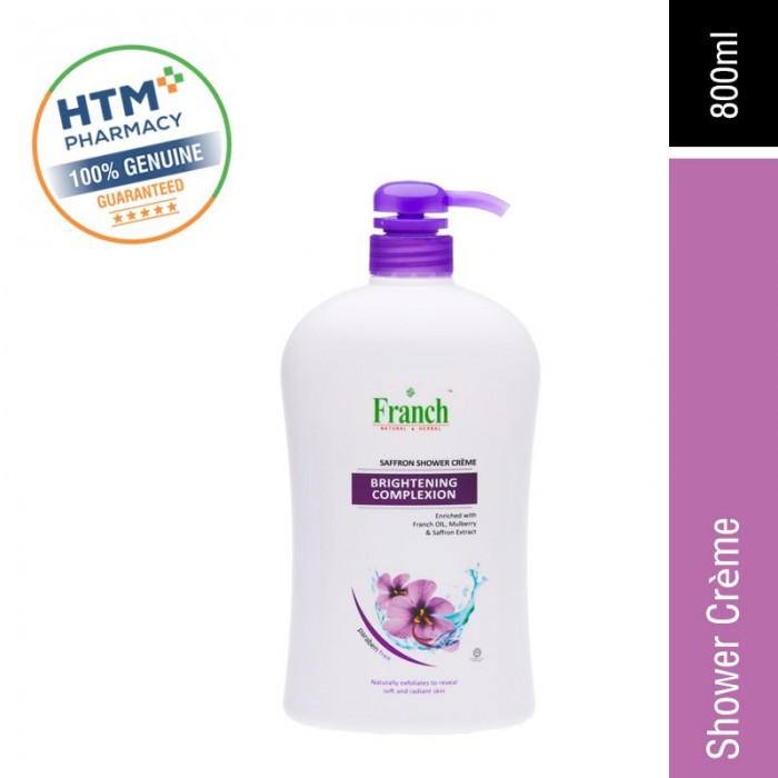 FRANCH SHOWER CREME 800ML - SAFFRON